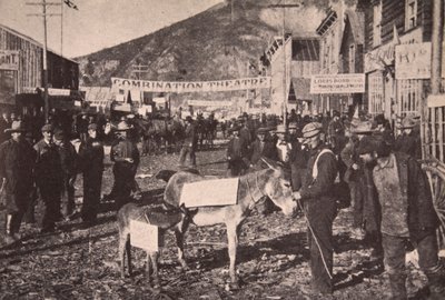 Front Street, Dawson, c.1898 by American Photographer